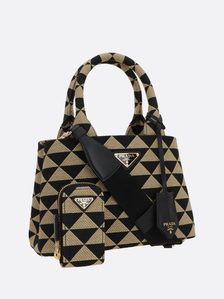 Symbole Jacquard Tote Bag-Prada-JOHN JULIA