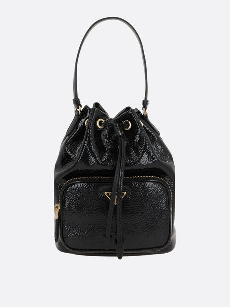 Duet Naplak Bucket Bag-Prada-JOHN JULIA