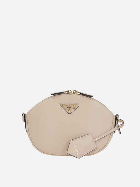 City Leather Mini Shoulder Bag-Prada-JOHN JULIA