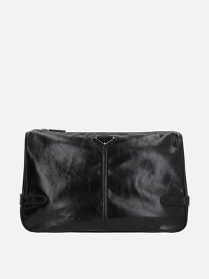 Lux Leather Messenger Bag-PRADA-JOHN JULIA