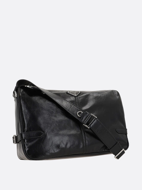 Lux Leather Messenger Bag-PRADA-JOHN JULIA