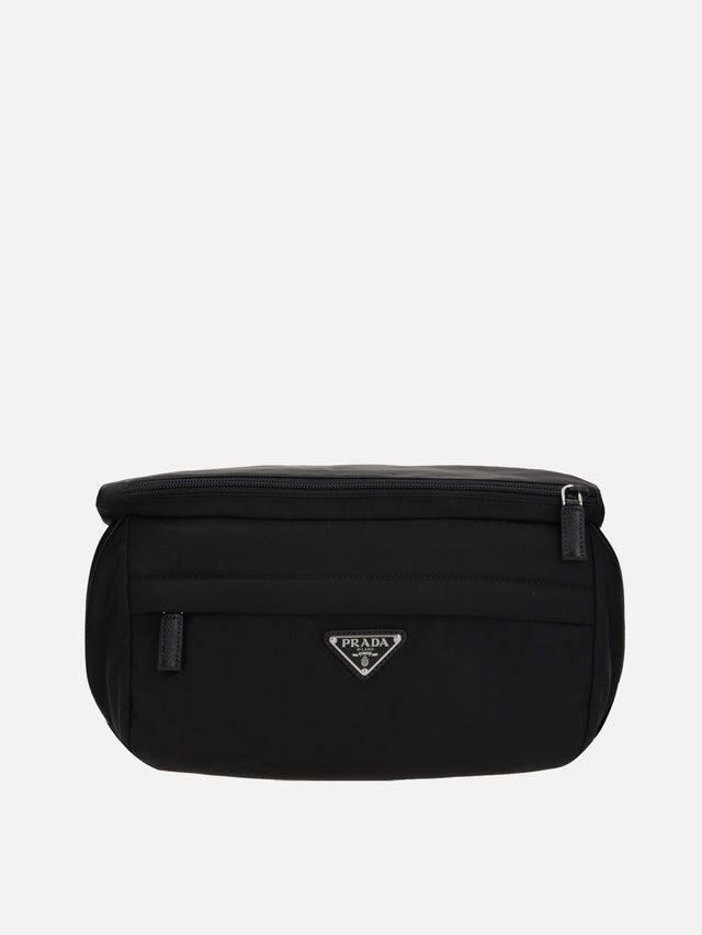 Saffiano Leather Belt Bag-PRADA-JOHN JULIA