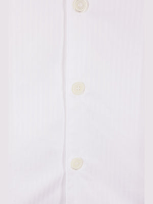 Bowling Stripe Cotton Shirt-Prada-JOHN JULIA