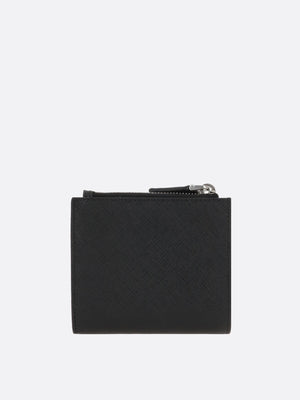 Compact Saffiano Leather Wallet-Prada-JOHN JULIA