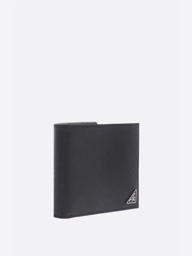 Saffiano Leather Billfold Wallet-PRADA-JOHN JULIA