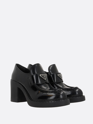 Brushed Leather Slingback Pumps-Prada-JOHN JULIA