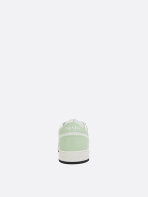 Downtown Rois Brushed Leather Sneakers-Prada-JOHN JULIA