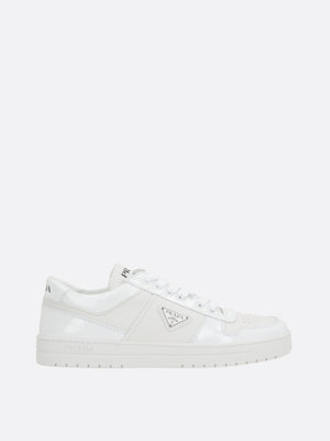 Downtown Smooth Leather Sneakers-Prada-JOHN JULIA