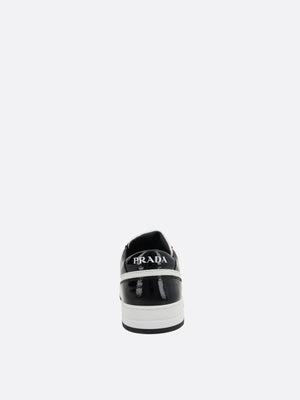 Downtown Smooth Leather Sneakers-Prada-JOHN JULIA