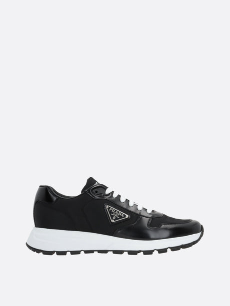 Prada Prax 01 Sneakers In Re-nylon And Brushed Leather