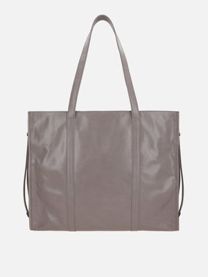 Soft Lux Leather Large Tote Bag-PRADA-JOHN JULIA