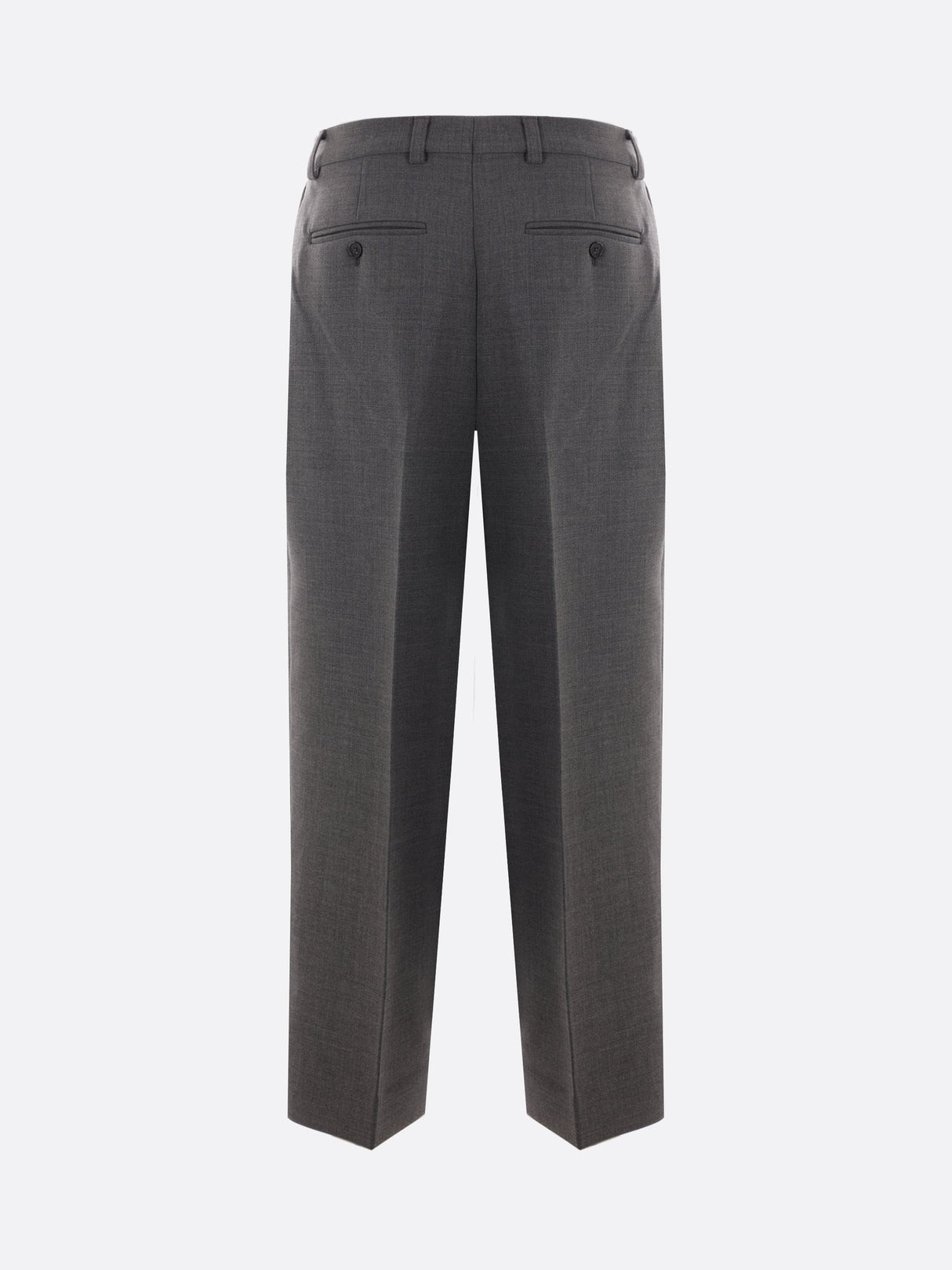 Pleated Wool Blend Trousers-Totême-JOHN JULIA