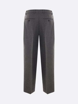 Pleated Wool Blend Trousers-Totême-JOHN JULIA