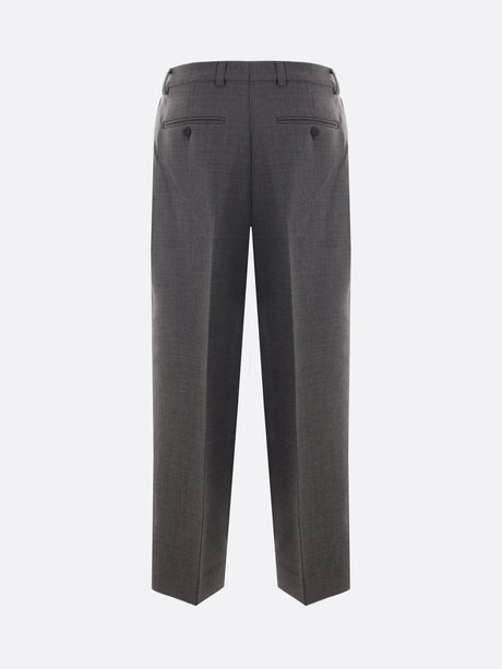 Pleated Wool Blend Trousers-Totême-JOHN JULIA