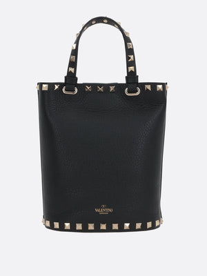 Rockstud Mini Grainy Leather Tote-VALENTINO GARAVANI-JOHN JULIA