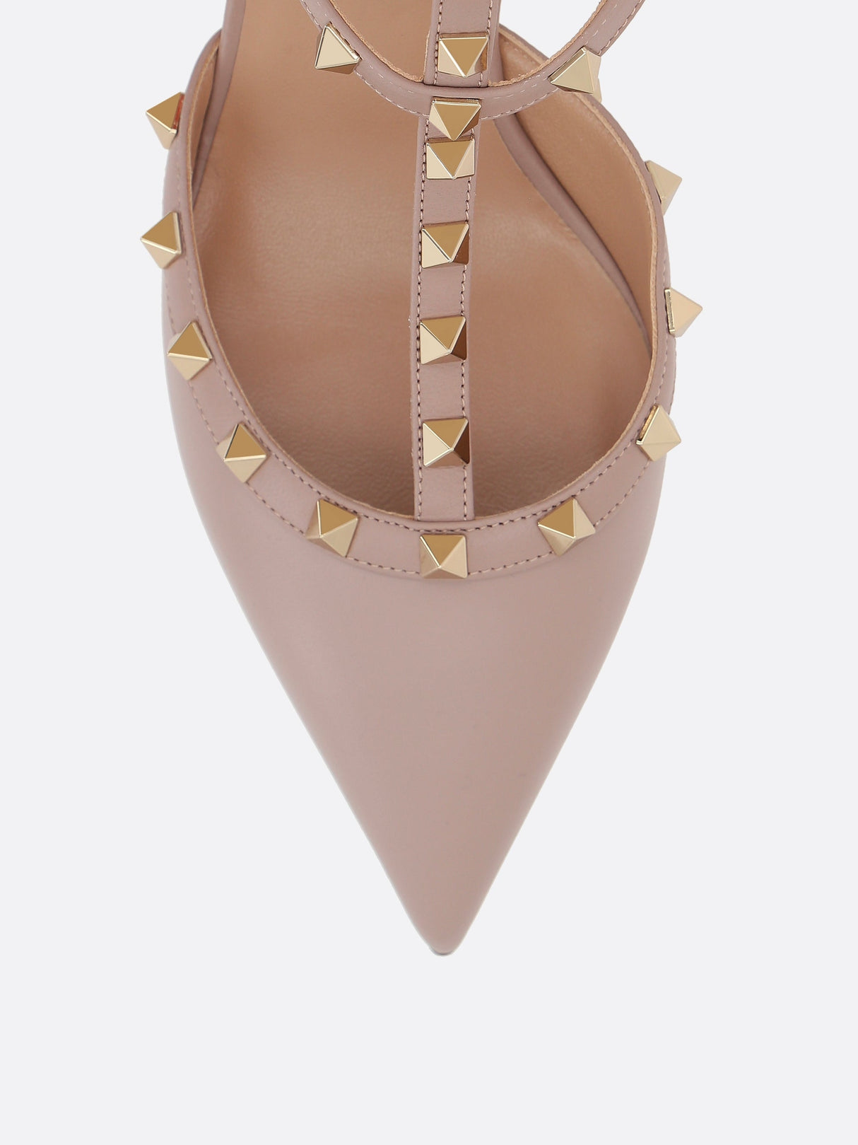 Rockstud Smooth Leather Slingback Pumps-Valentino Garavani-JOHN JULIA