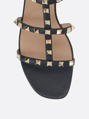 Rockstud Smooth Leather Sandals-VALENTINO GARAVANI-JOHN JULIA