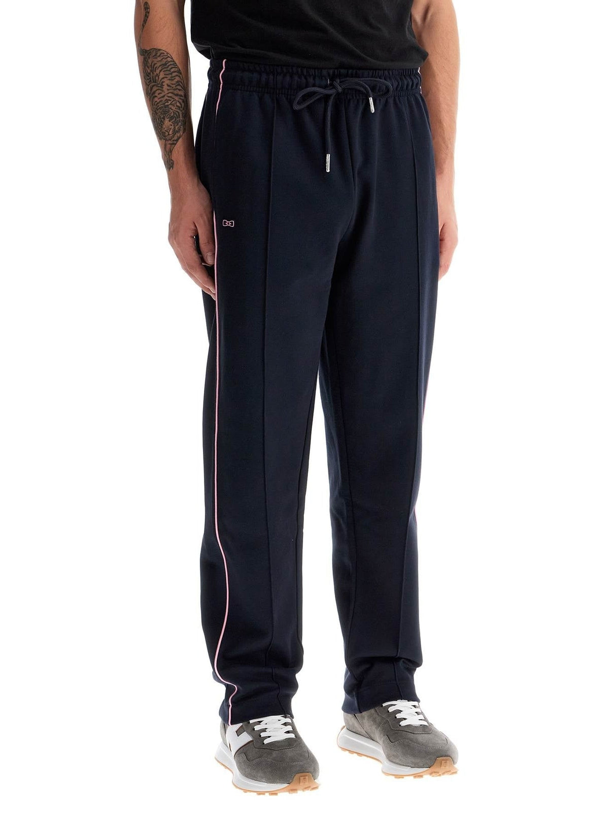 Contrast Piping Joggers With