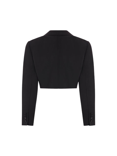 Gabardine Spencer Tuxedo Jacket-EDEN PARK-JOHN JULIA