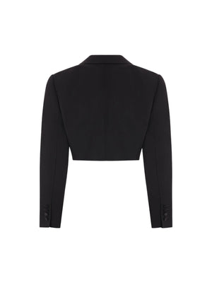 Gabardine Spencer Tuxedo Jacket-EDEN PARK-JOHN JULIA