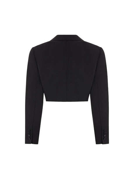 Gabardine Spencer Tuxedo Jacket-EDEN PARK-JOHN JULIA