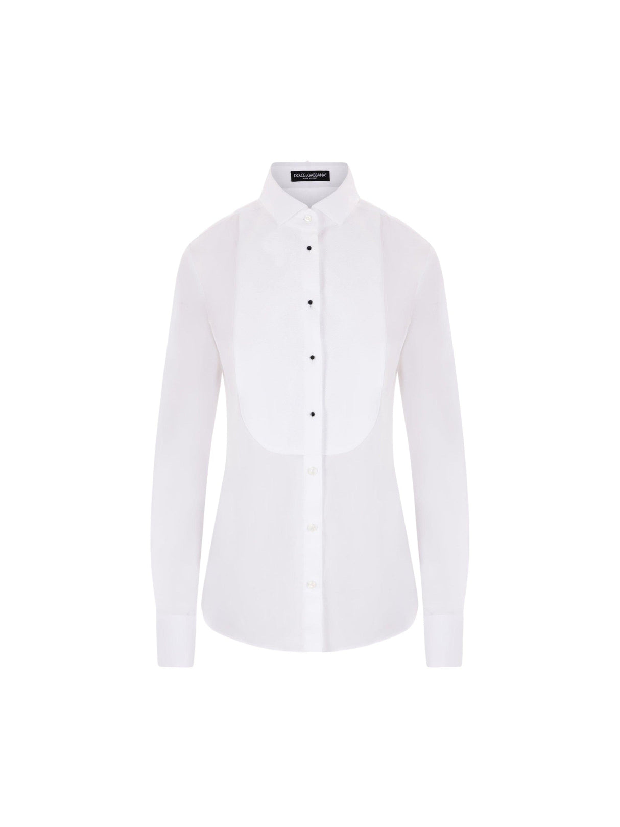 Poplin Shirt With Piquet Bib-EDEN PARK-JOHN JULIA