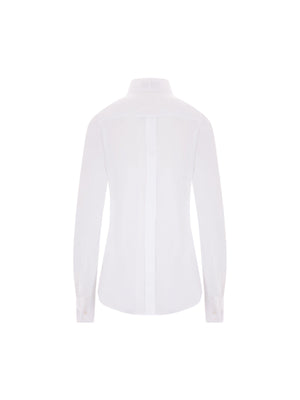 Poplin Shirt With Piquet Bib-EDEN PARK-JOHN JULIA