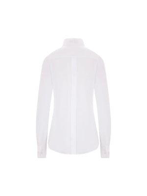 Poplin Shirt With Piquet Bib-EDEN PARK-JOHN JULIA