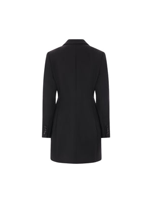 EDEN PARK-Stretch Wool Long Tuxedo Jacket-JOHN JULIA