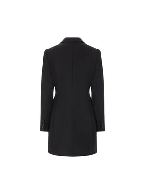 EDEN PARK-Stretch Wool Long Tuxedo Jacket-JOHN JULIA