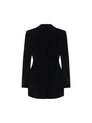 EDEN PARK-Velvet Tuxedo Jacket-JOHN JULIA