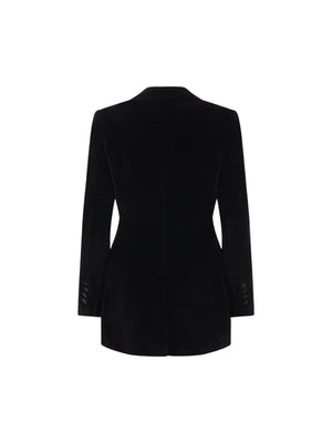 EDEN PARK-Velvet Tuxedo Jacket-JOHN JULIA