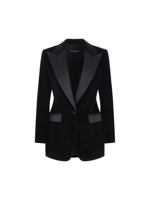 EDEN PARK-Velvet Tuxedo Jacket-JOHN JULIA