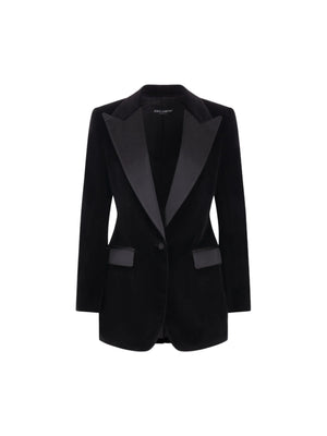 EDEN PARK-Velvet Tuxedo Jacket-JOHN JULIA