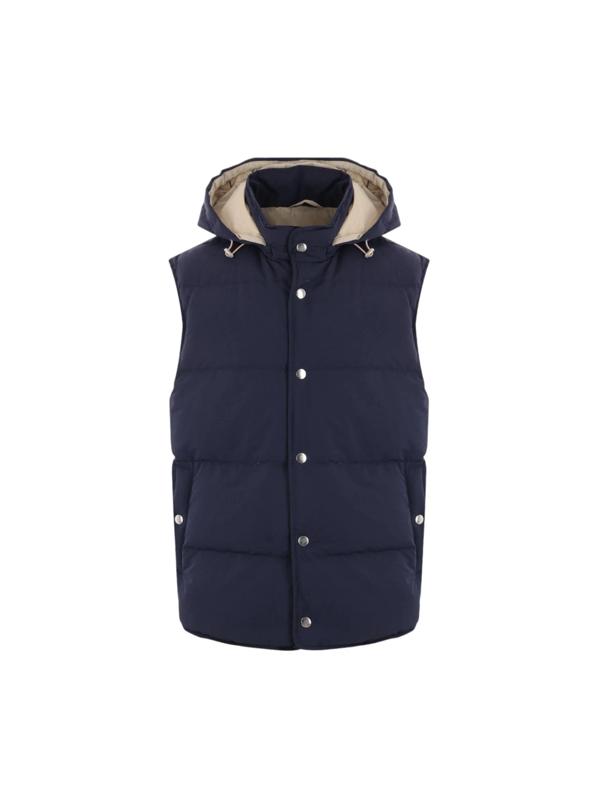 Wool Blend Sleeveless Down Jacket-ELEVENTY-JOHN JULIA