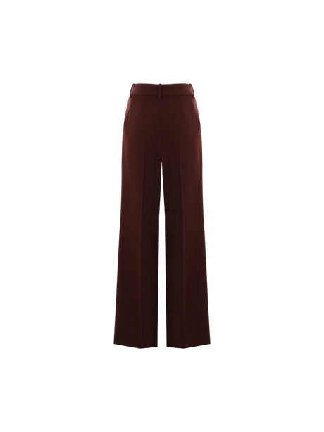 Bootcut Trousers In Interlock Fabric-ERMANNO SCERVINO-JOHN JULIA