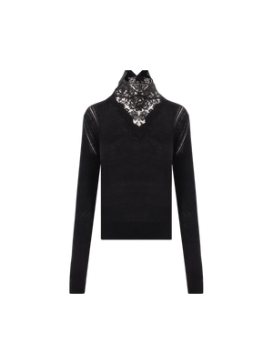 Cotton and Cashmere Sweater-ERMANNO SCERVINO-JOHN JULIA