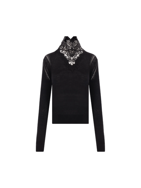 Cotton and Cashmere Sweater-ERMANNO SCERVINO-JOHN JULIA