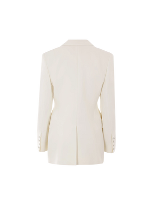 Double-breasted Cady Jacket-ERMANNO SCERVINO-JOHN JULIA