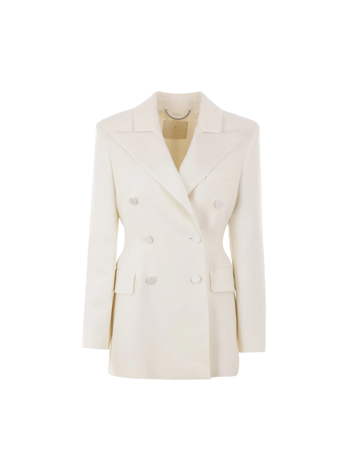 Double-breasted Cady Jacket-ERMANNO SCERVINO-JOHN JULIA