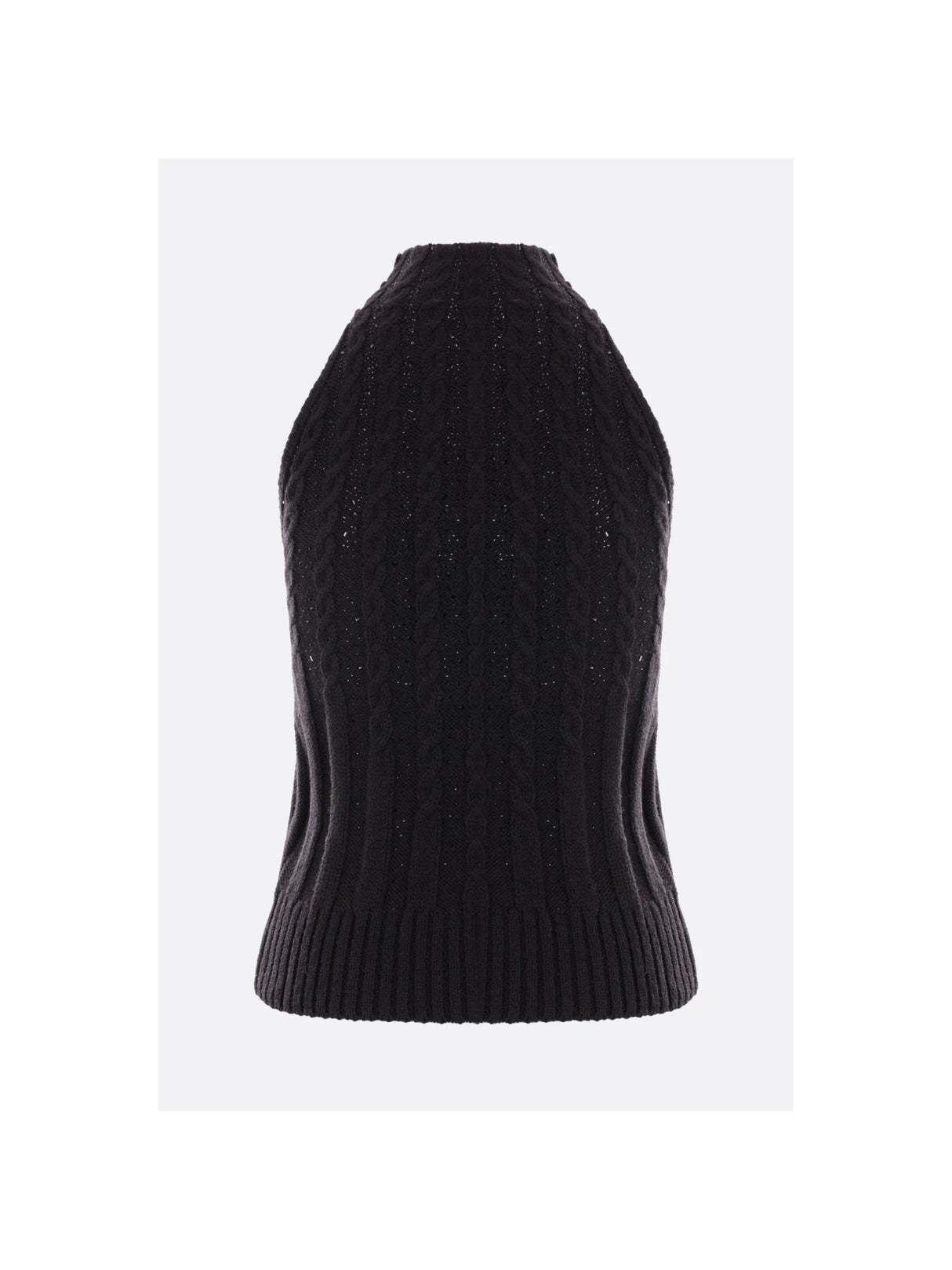 ERMANNO SCERVINO-Sleeveless Wool Blend Sweater-JOHN JULIA