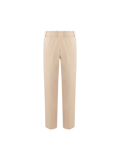 ERMANNO SCERVINO-Slim-fit Cady Trousers-JOHN JULIA