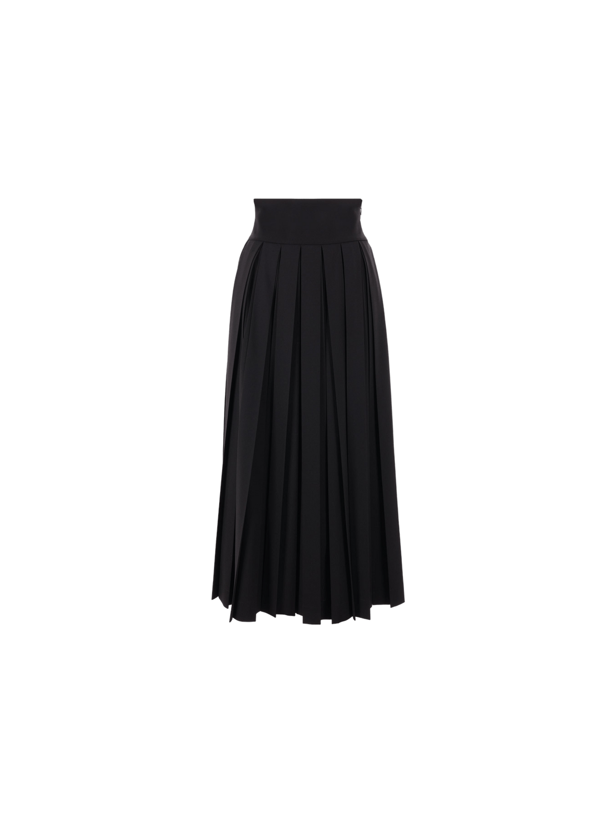 Stretch Wool Pleated Skirt-ERMANNO SCERVINO-JOHN JULIA