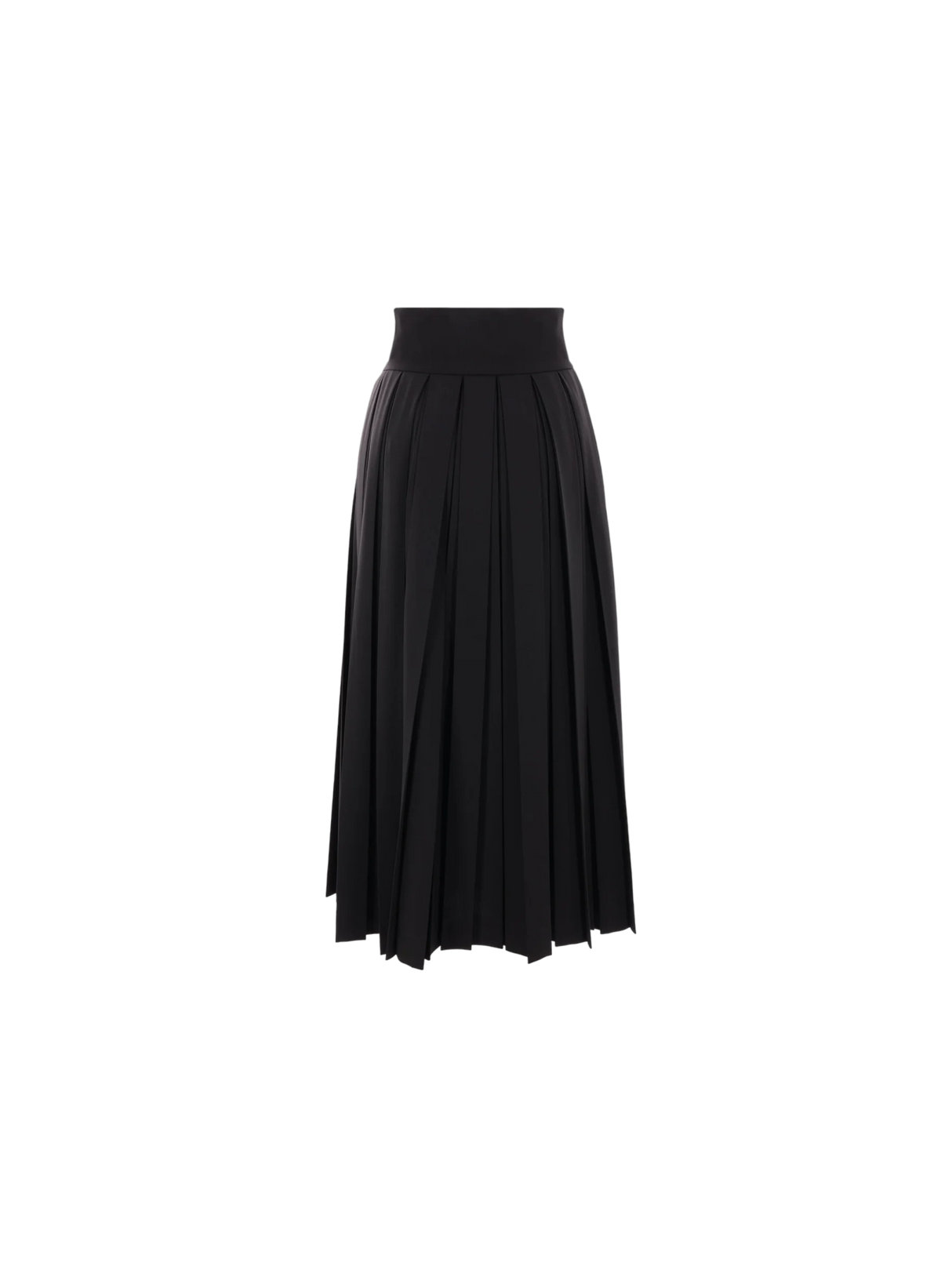 Stretch Wool Pleated Skirt-ERMANNO SCERVINO-JOHN JULIA