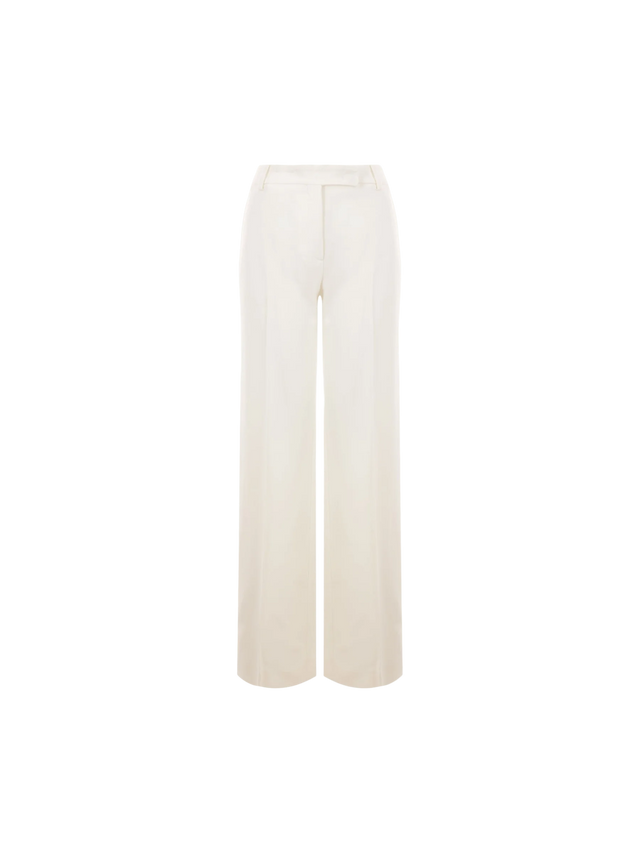 Wide-leg Cady Trousers-ERMANNO SCERVINO-JOHN JULIA