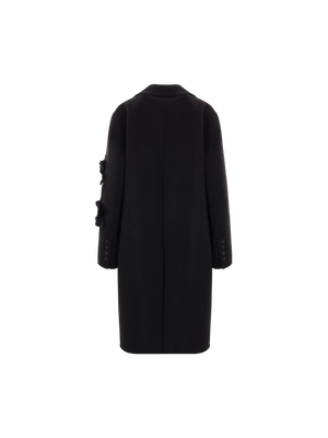 Ermanno Scervino Houndstooth Wool Coat-Ermanno Scervino-JOHN JULIA