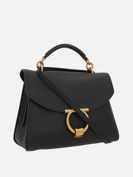 Margot Grainy Leather Handbag-Ferragamo-JOHN JULIA