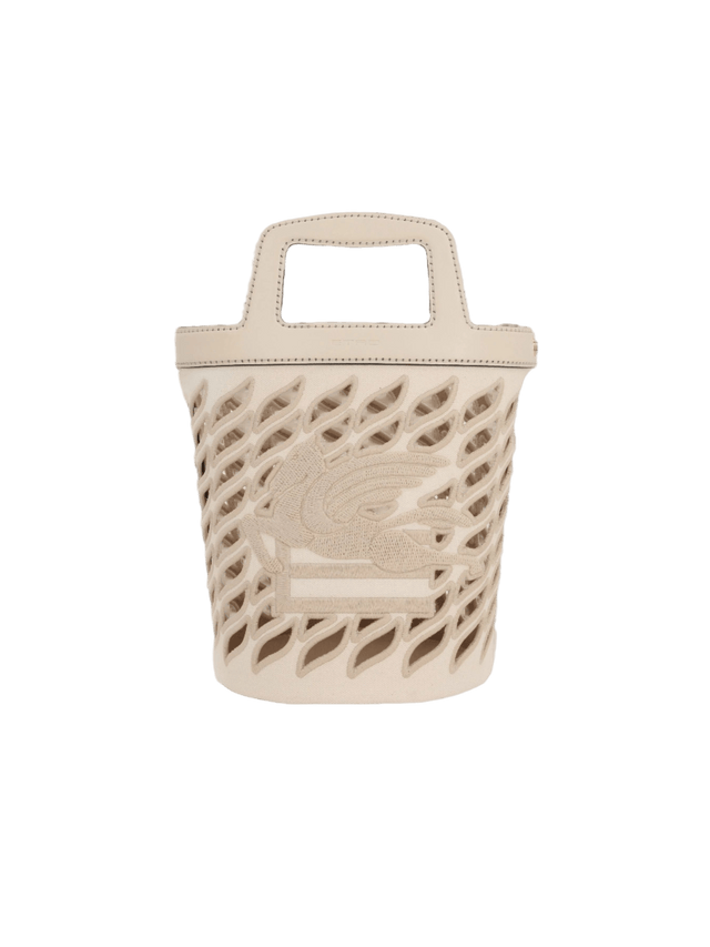 Canvas Coffa Bucket Bag-ETRO-JOHN JULIA