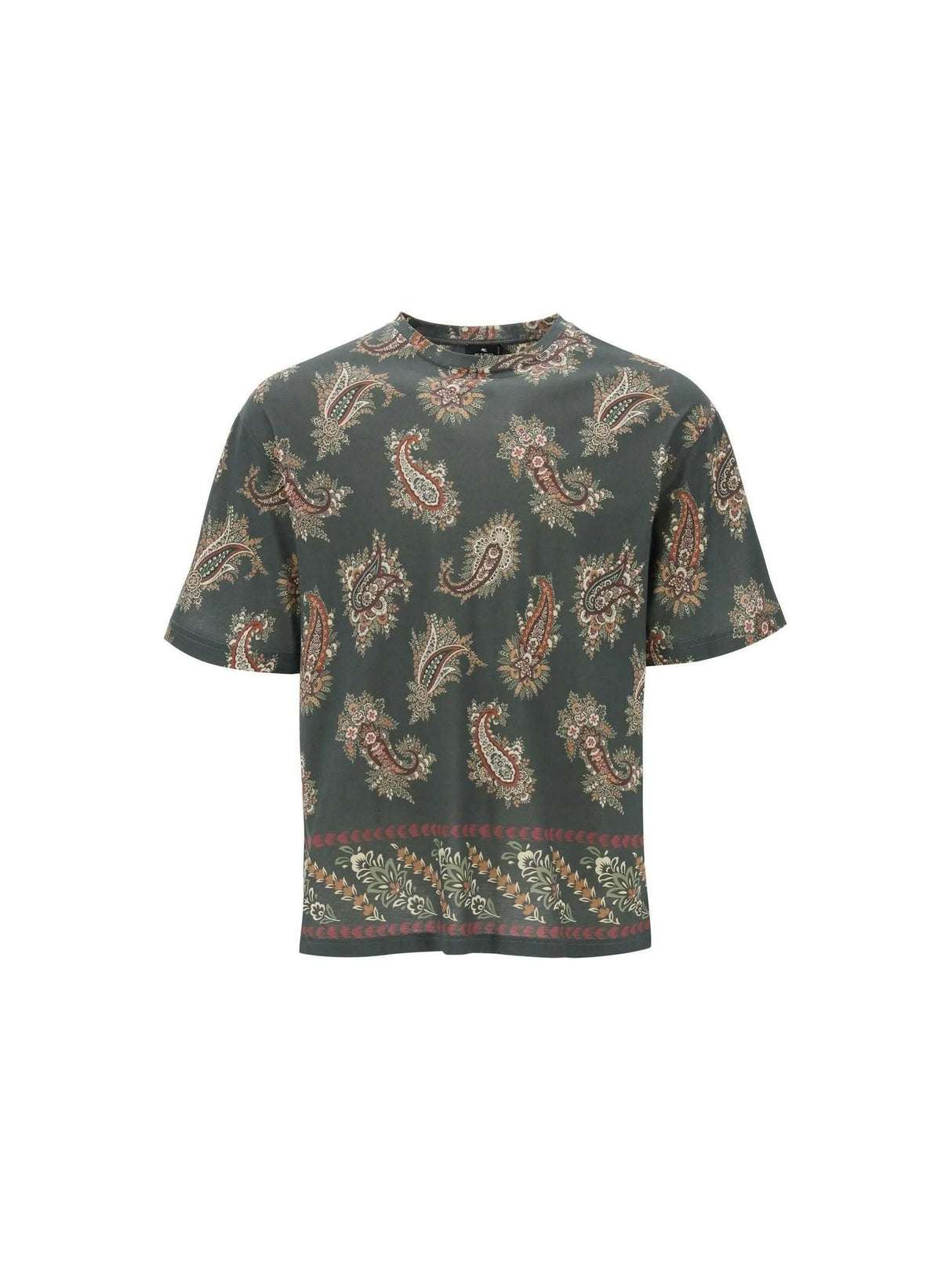 Cotton Paisley Print T-Shirt ETRO JOHN JULIA.