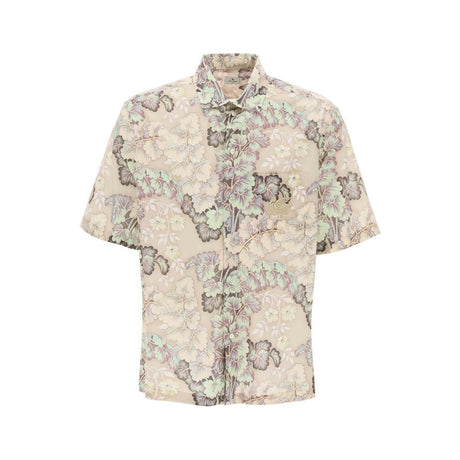 Floral Cotton Voile Short-Sleeve Shirt ETRO JOHN JULIA.